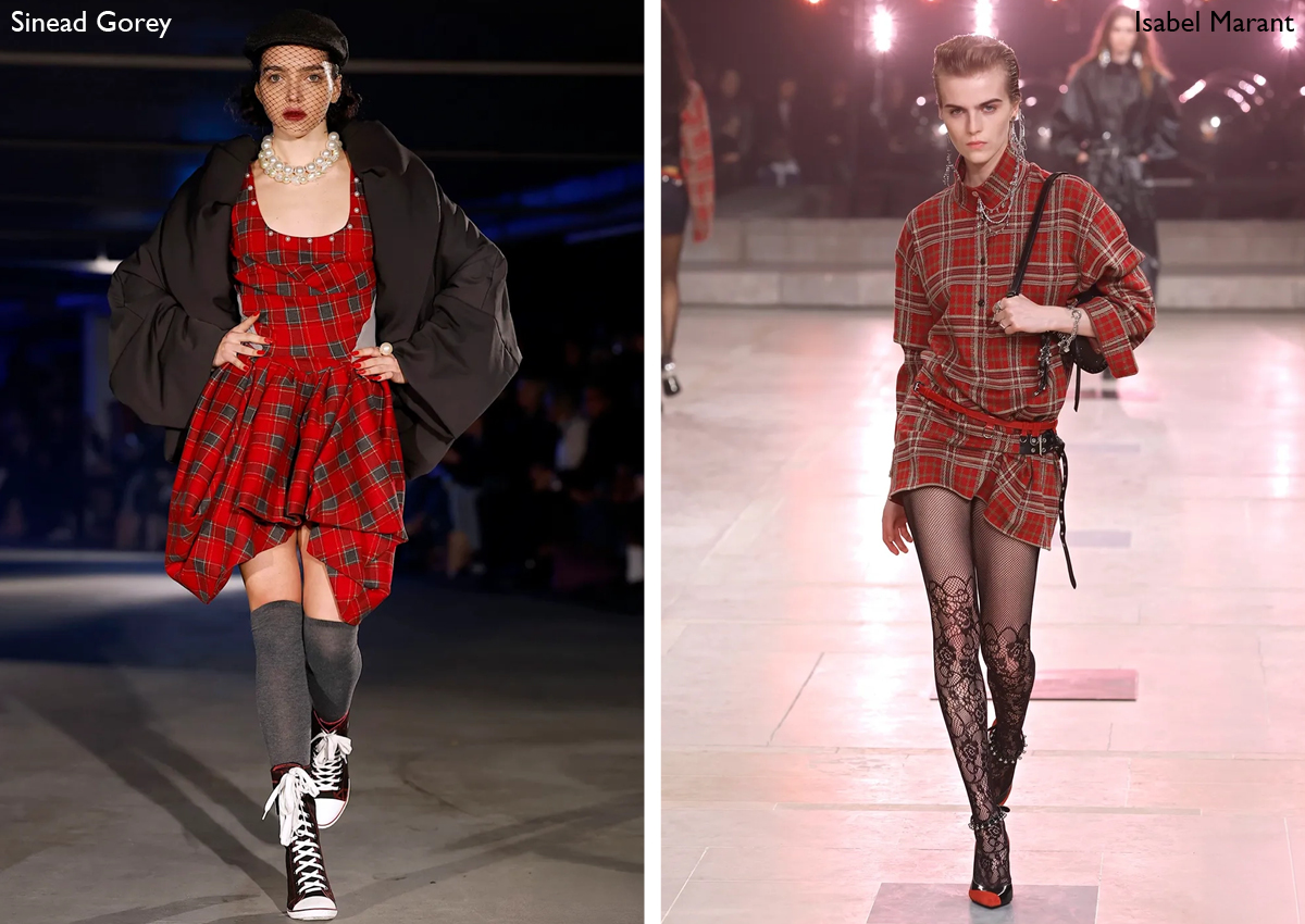 punk tartan/plaid trend 2025