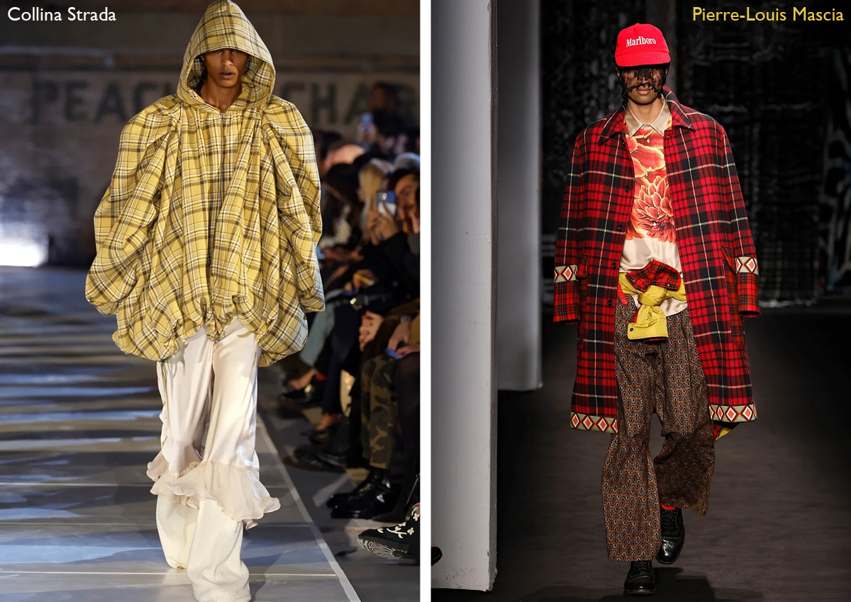 tartan runway trend