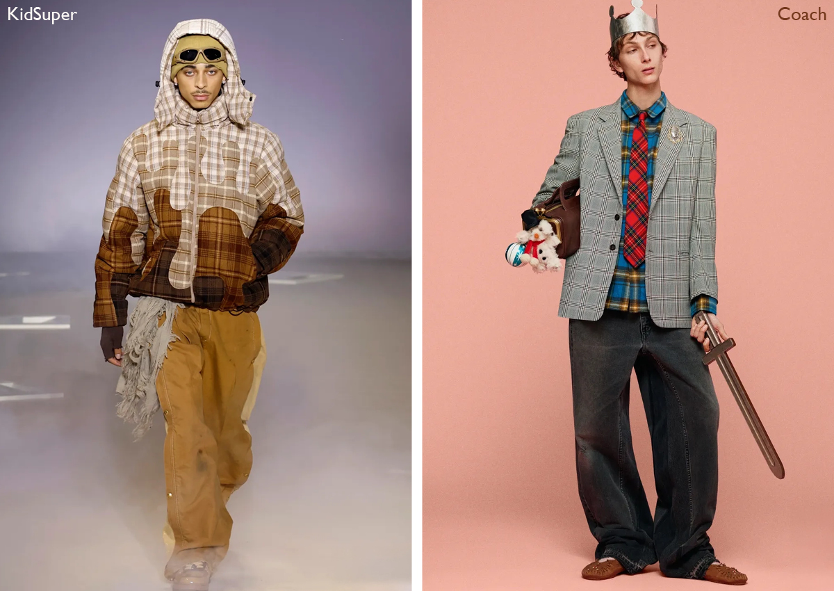 geruite streetwear winter 2025